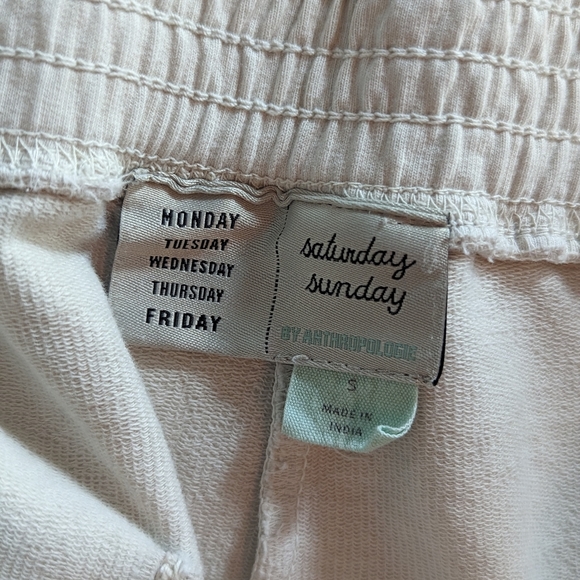 Anthropologie cream joggers - Picture 6 of 9